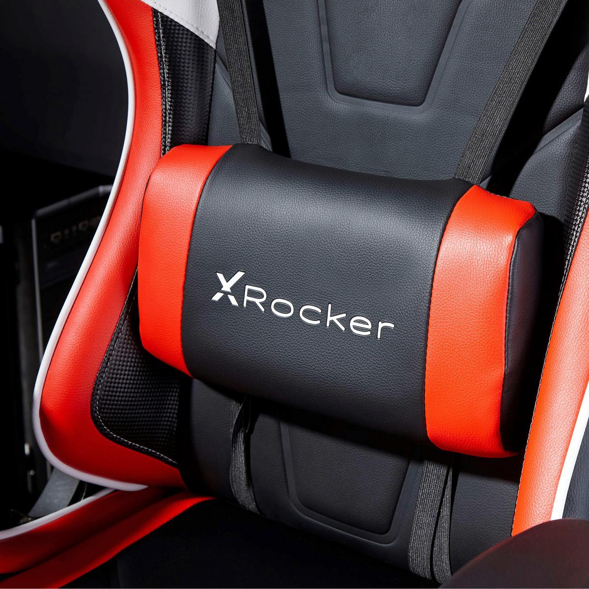 Gamingsessel Agility ca. 59,9x122x66cm Rot/Schwarz - Rot/Schwarz, MODERN, Kunststoff/Textil (59,9/122/66cm) - X Rocker