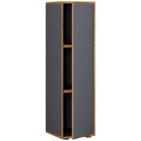 Arhivska Omara Salia B30, Antracit, Barva Hrasta - medeni hrast/antracit, Design, leseni material (30/110/33cm) - MID.YOU