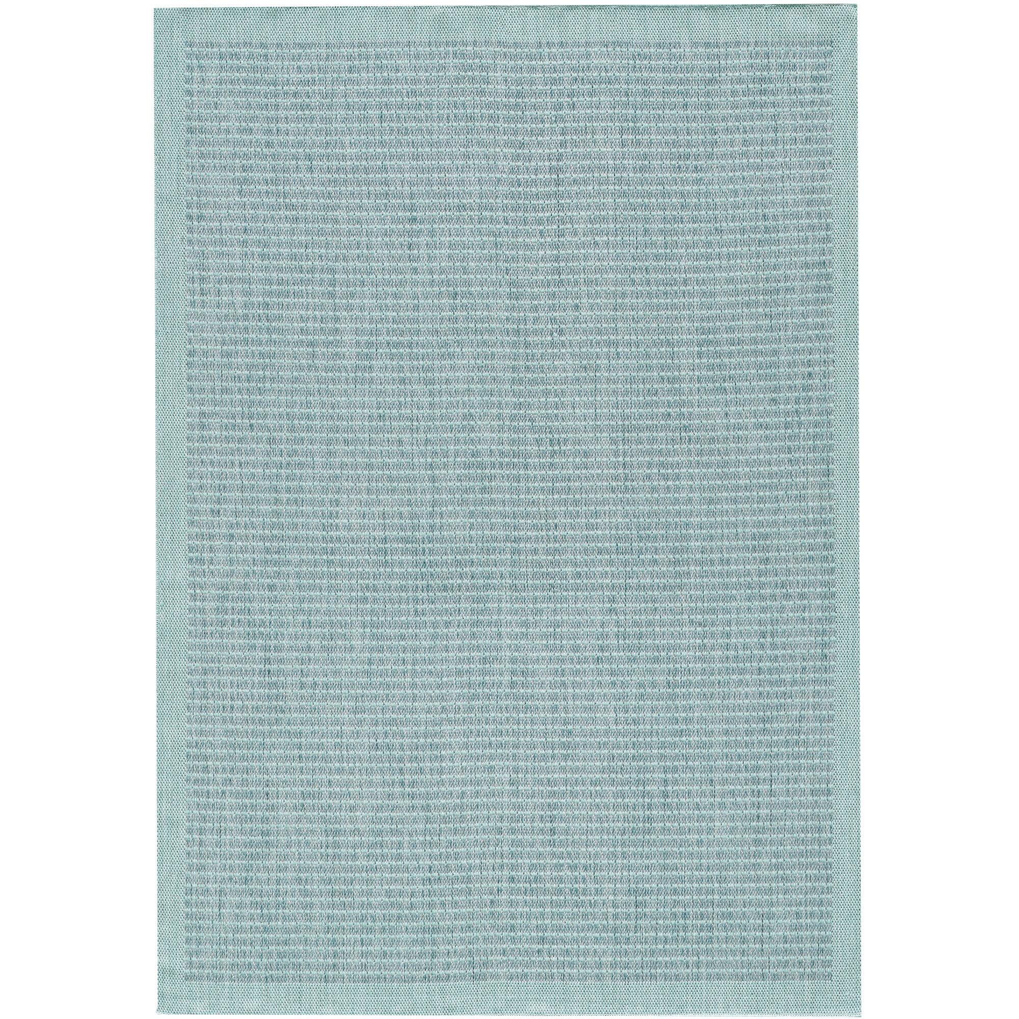 Outdoorteppich Giza Blau ca. 280x370cm - Blau, Basics, Textil (280/370cm) - Novel