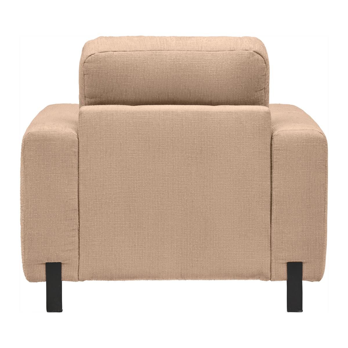 Sessel Piega Sandfarben - Sandfarben/Schwarz, MODERN, Textil/Metall (99/66-87/96cm) - Mömax