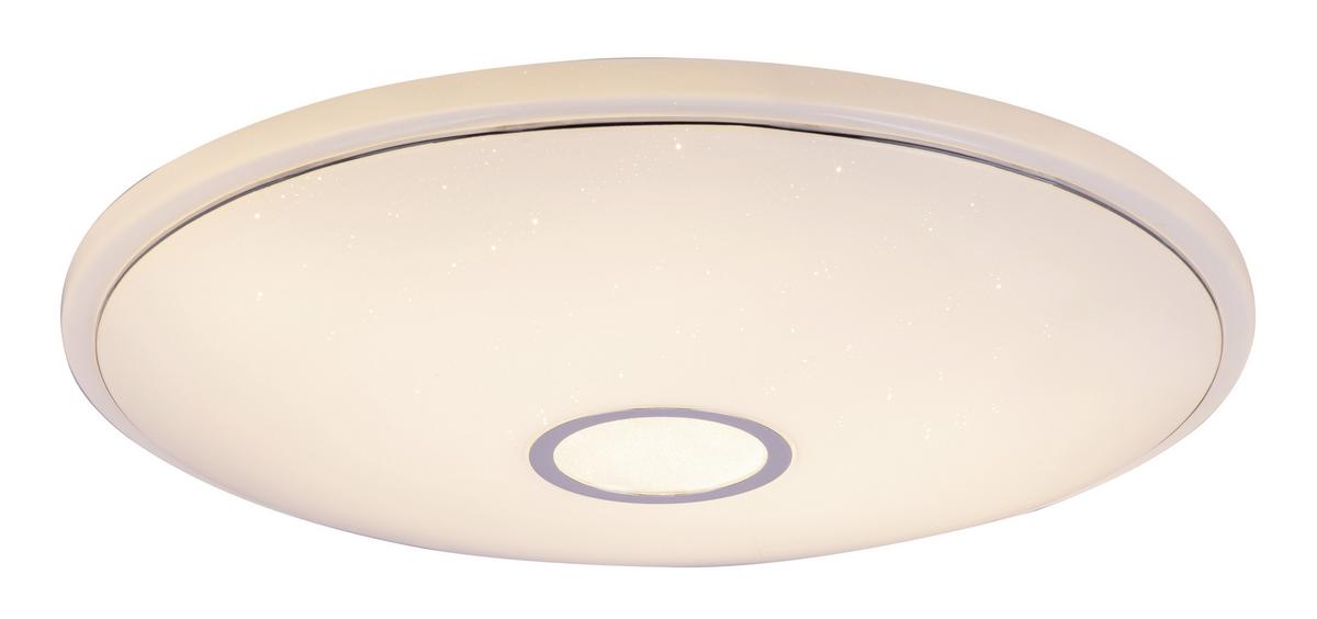 LED-Deckenleuchte Connor in Opal/Weiß max. 30 Watt - Opal/Weiß, Basics, Kunststoff/Metall (68/10cm) - Globo
