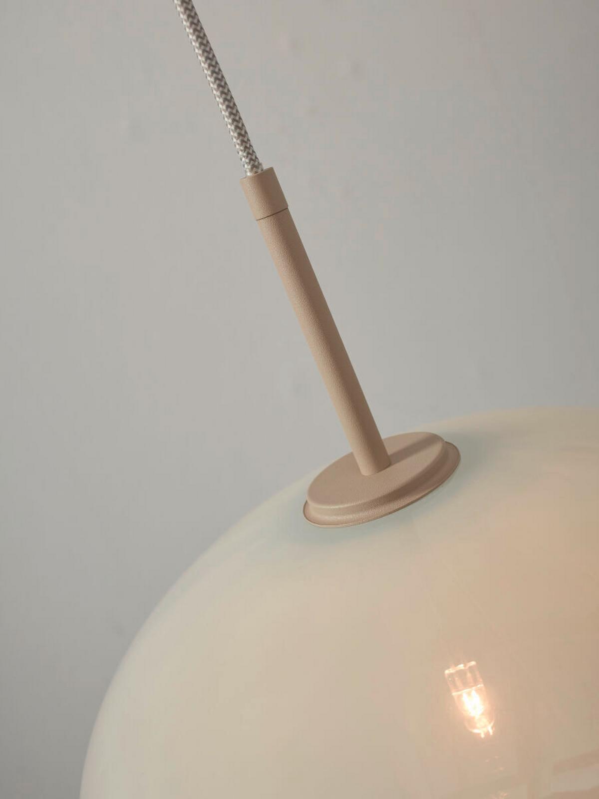 LAMPA WISZĄCA BOLOGNA - biały, Trend, szkło (35/23cm) - It's about Romi