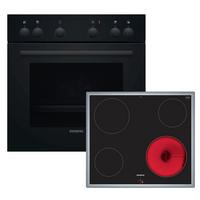 Herdset EQPOWER13K schwarz - Schwarz, Metall (59,4/59,5/54,8cm) - Siemens