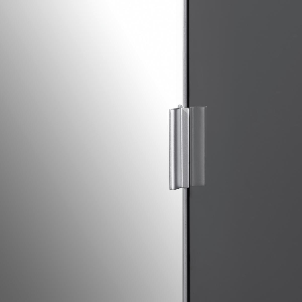 Vrata Unit - boje aluminija, Moderno, drvni materijal/plastika (45,3/232,6/1,8cm) - Based