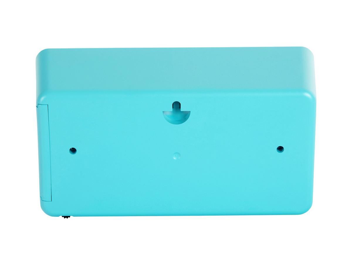 ZEGAR FUNKY FLIP - turkusowy, Basics, tworzywo sztuczne (18/7/9cm) - Karlsson