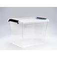 Doboz Tetővel Tina - Áttetsző, Műanyag (38,5/28,5/26cm) - Mömax modern living