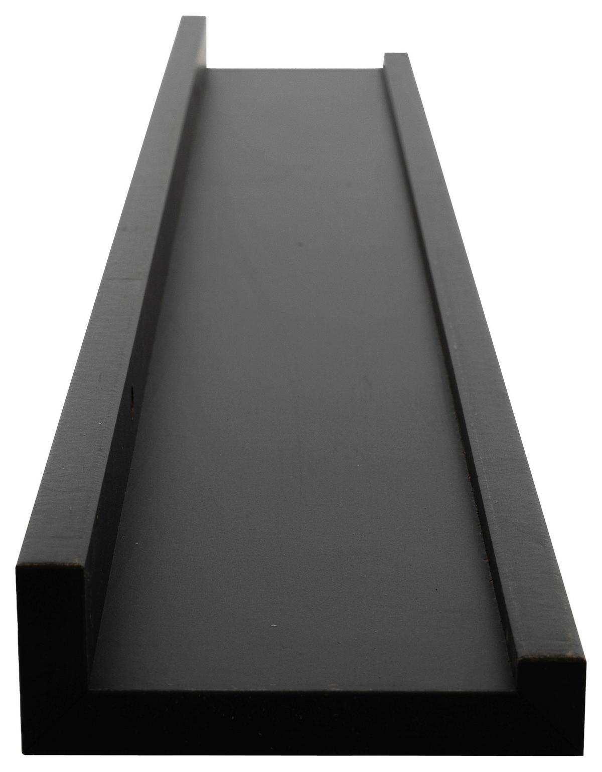 Wandboard Armerina in Schwarz - Schwarz, Holzwerkstoff (80/3,5/10cm) - Mömax