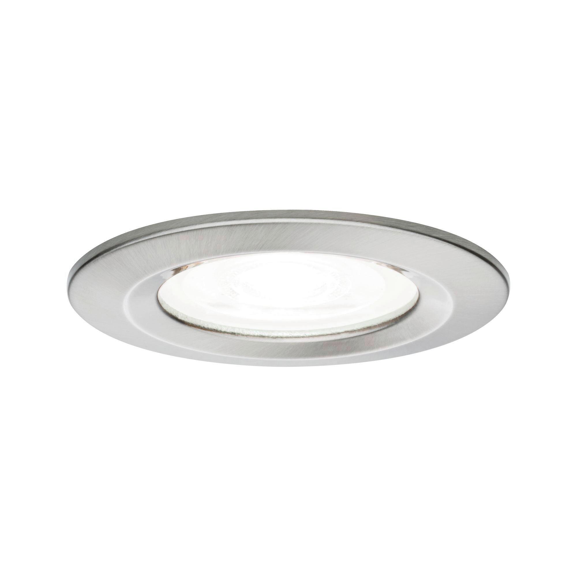 LED-Deckenleuchte Nova in Alufarben max. 6,5 Watt - Zinkfarben/Alufarben, Design, Metall (7,8cm) - Paulmann