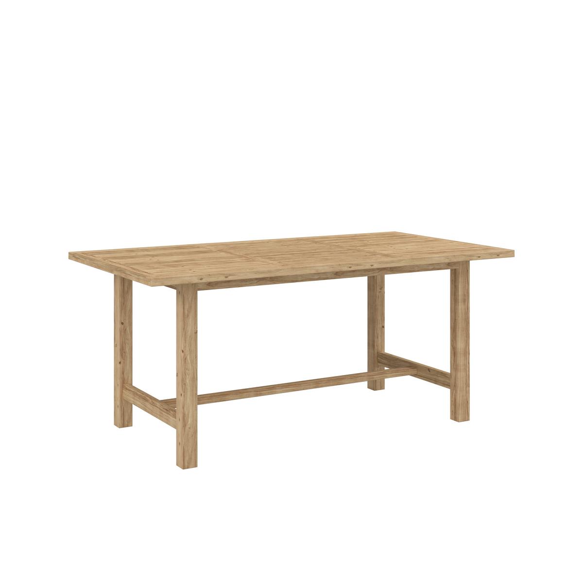 Gartengarnitur Simone Hellgrau Holz/Kunststoff/Outdoorstoff - Hellgrau/Akaziefarben, MODERN, Holz/Kunststoff - Bessagi Garden