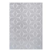 Flachwebeteppich Calma 225 Silber 120 X 160 Cm - Silberfarben, Basics, Textil (120/160cm) - Kayoom