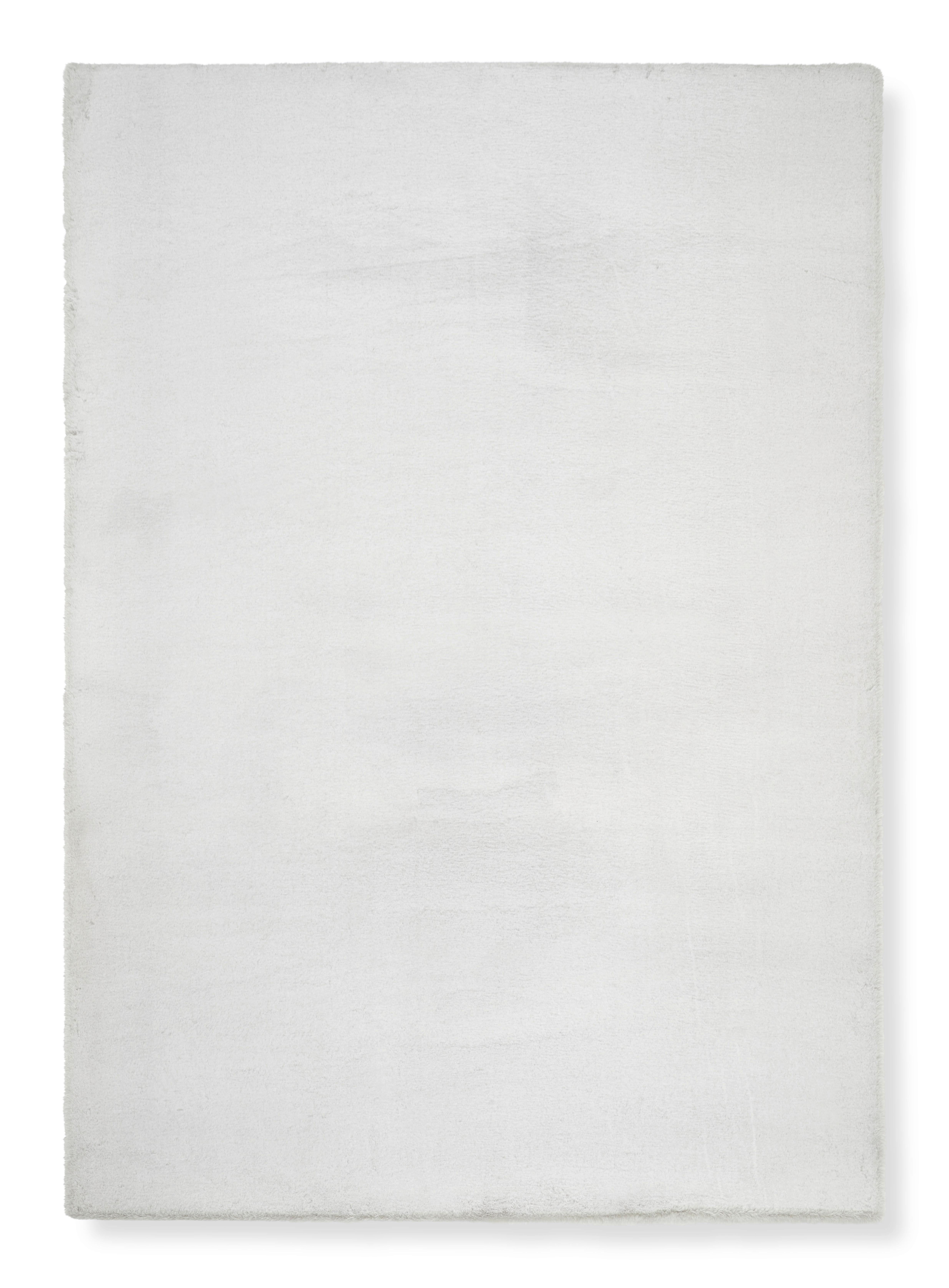 Blană artificială Denise - argintiu/alb, Romantik / Landhaus, textil/blană (80/150cm) - Modern Living