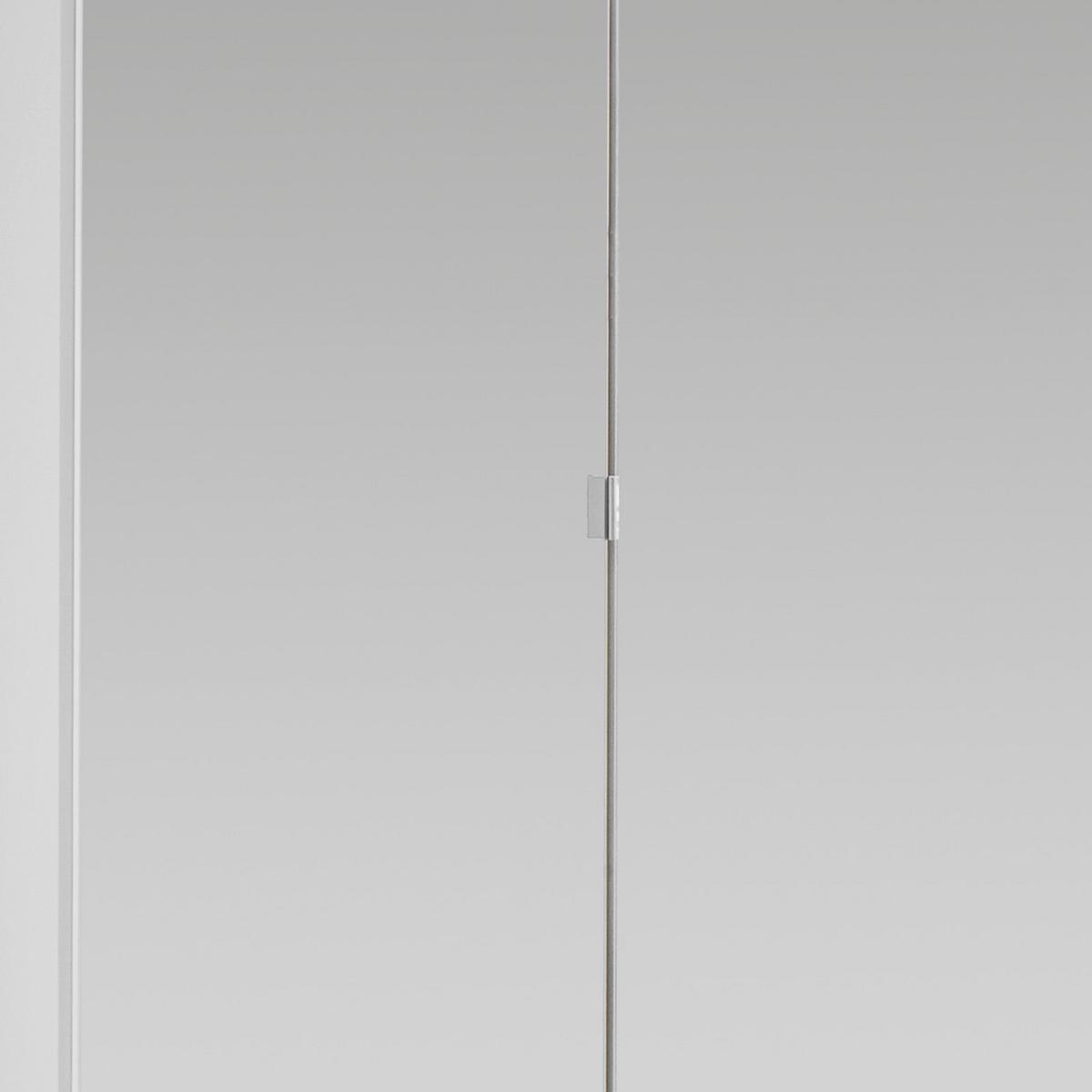 Ormar S Klasičnm Vratima Imago - bijela/boje aluminija, Konvencionalno, staklo/drvni materijal (180/199/58cm) - Modern Living