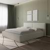 Tapecirani Krevet Serena - crna/krem, Moderno, drvni materijal/metal (180/200cm) - Bessagi Home