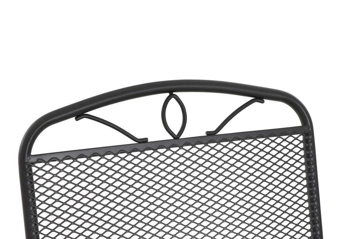 Gartensessel-Set Elda 2-tlg. Anthrazit Hochlehner - Anthrazit, Basics, Metall (57/94/75cm) - Siena Garden