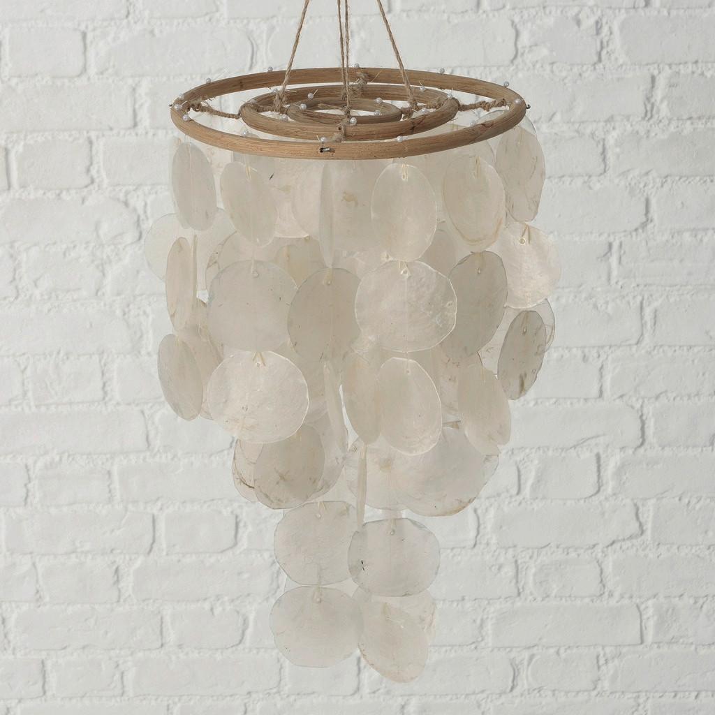 Függődísz Cascada - natúr színű/fehér, Basics, természetes anyagok (28/65cm) - Modern Living