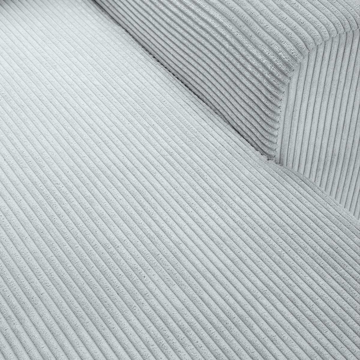 Colţar LILLE - gri, Modern, textil (232/110/156cm) - Best Price