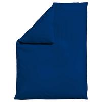 Bettdeckenbezug Woven Satin Dunkelblau ca. 155x220cm - Dunkelblau, Basics, Textil (155/220cm) - Schlafgut