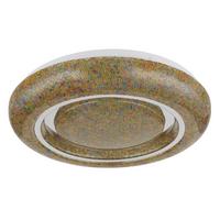 LED-DECKENLEUCHTE 483111-24B RADA - clair/couleur chromée, Basics, métal/matière synthétique (38/7,5cm) - Globo