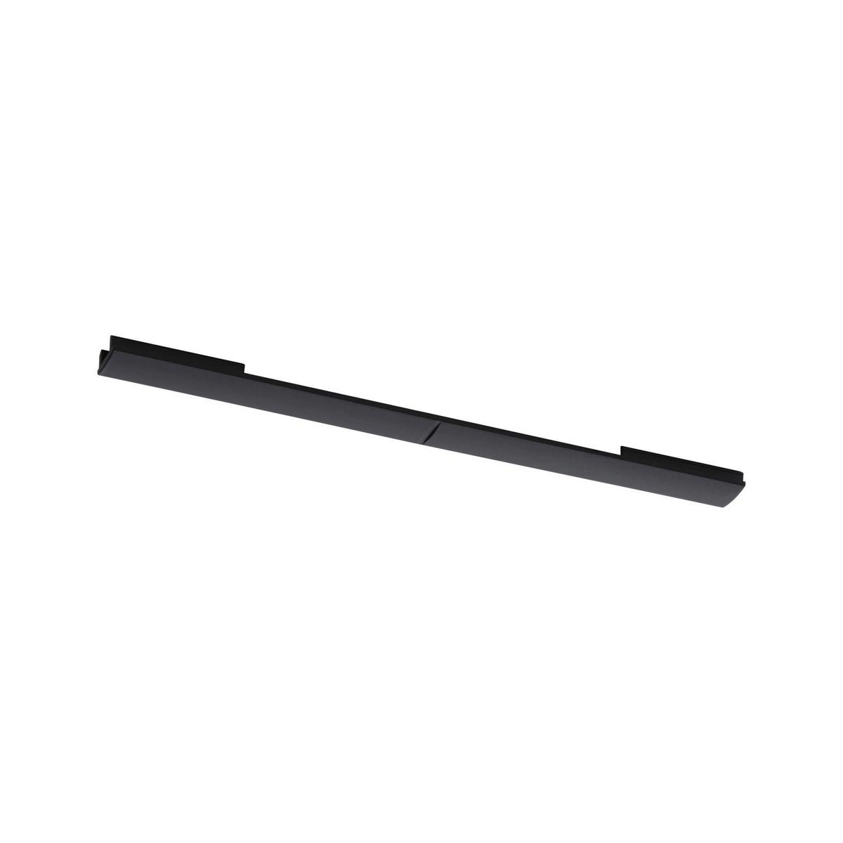 Schienensystem-Verbinder Cover Connector-Inlay in Schwarz - Transparent/Schwarz, Basics, Kunststoff (12,5/0,5/1cm) - Paulmann