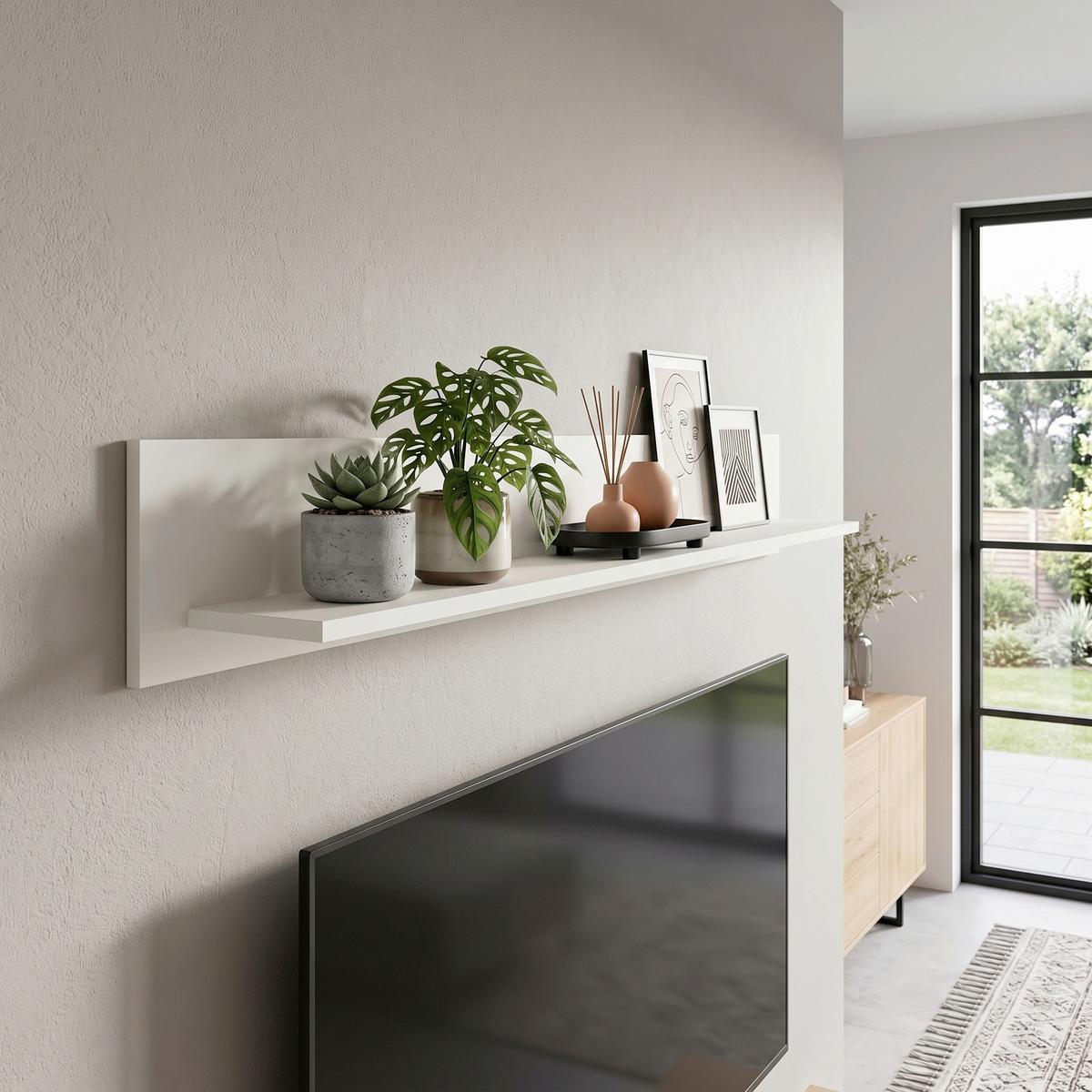 Wandboard Jam ca. 140x20x15 cm Weiß online kaufen ➤ mömax