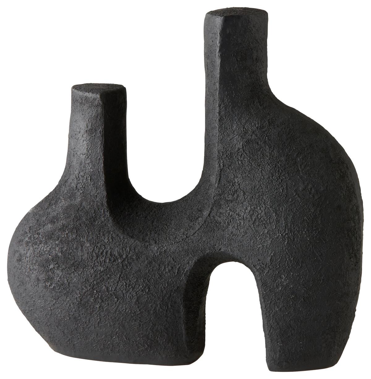 Skulptur Binge in Schwarz - Schwarz, Kunststoff (28/27/8cm) - Mömax