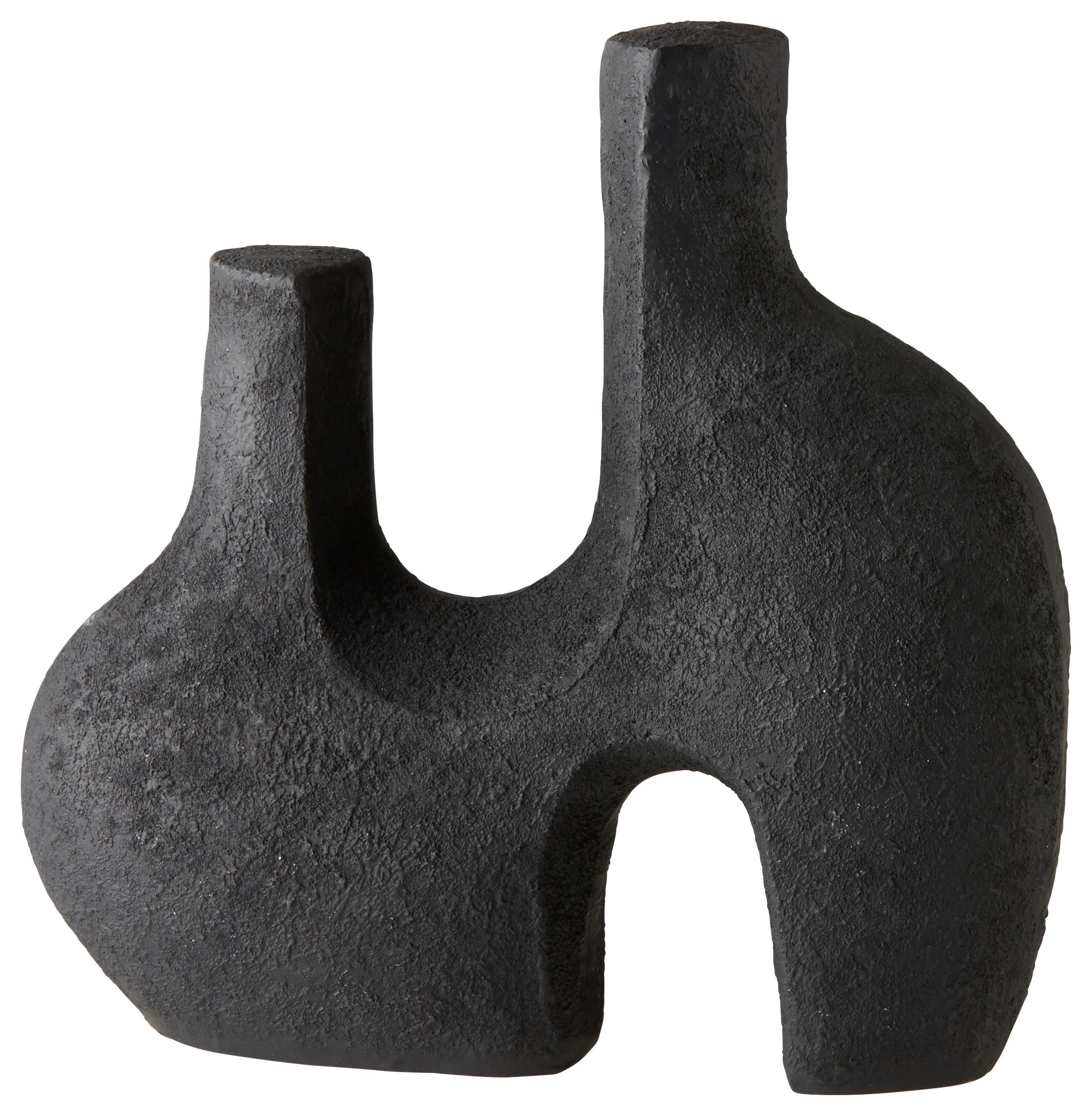 SKULPTUR BINGE -PAZ- - svart, plast (28/27/8cm) - Mömax