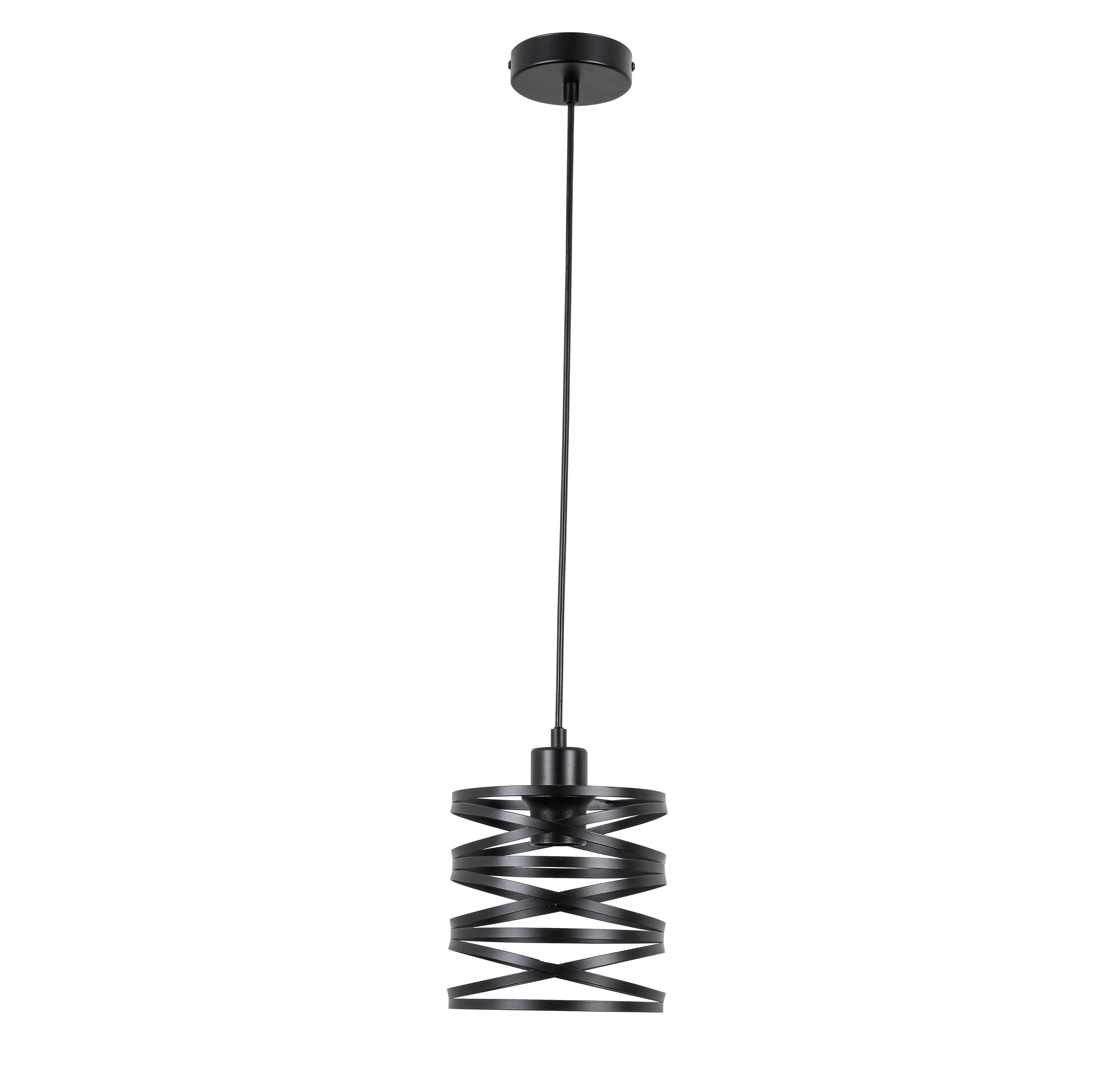 HÄNGLAMPA ESILA - svart, Modern, metall/plast (17/120cm) - Mömax