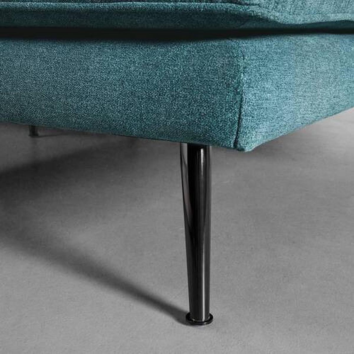 Wohnlandschaft grün, "Dunja" - Grau/Grün, Modern, Holz/Textil (295/89/161cm) - Bessagi Home