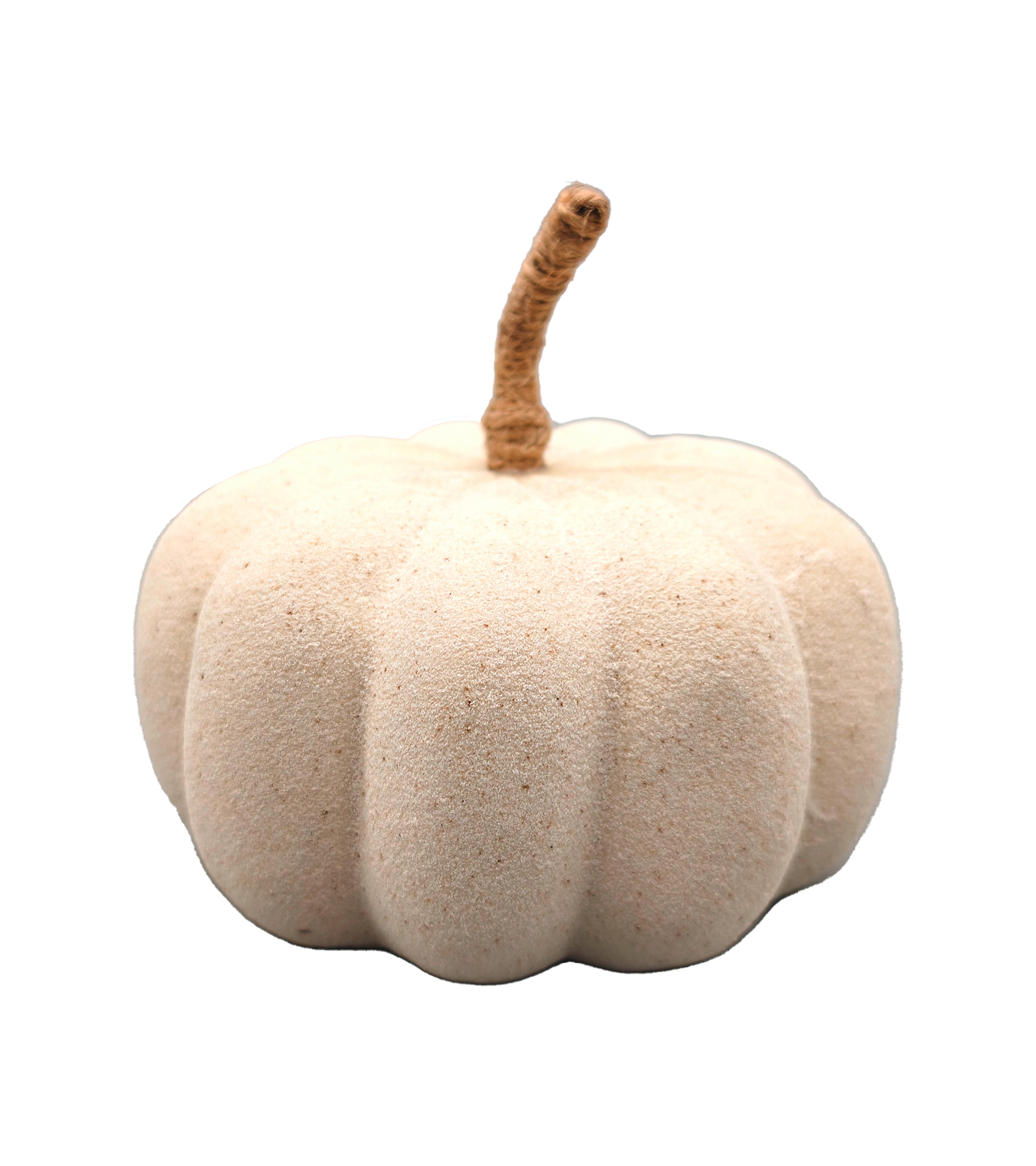 Dekokürbis Cindy Beige - Beige, KONVENTIONELL, Keramik (11/10,6cm) - Mömax