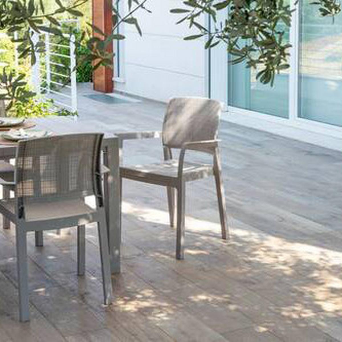 Vrtni Stol Alba, Peščene Barve - peščene barve, Basics, umetna masa (59/84/53cm) - Mömax