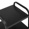 HYLLA BEND -SB- -EXKLUSIV- - svart, Modern, metall/trämaterial (36/70/40cm) - Mömax