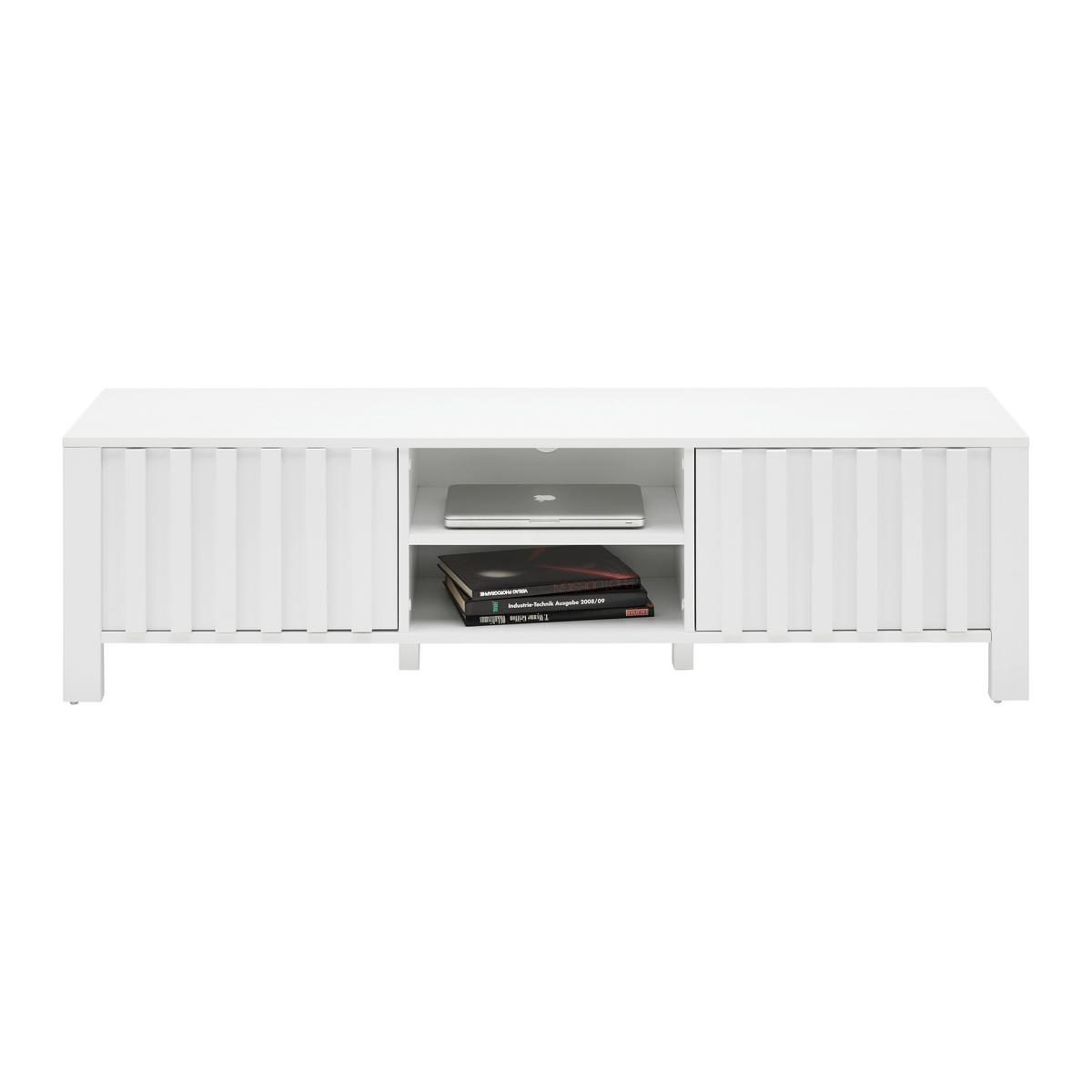 Lowboard Elara Weiß - Weiß, MODERN, Holzwerkstoff (150/42/40cm) - Mömax