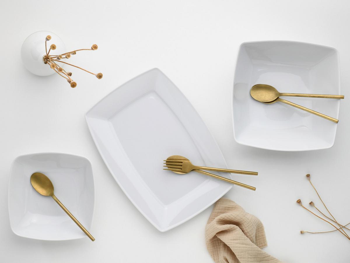 Set Skodelic Victoria, 3-Delni - bela, Basics, keramika - Creatable