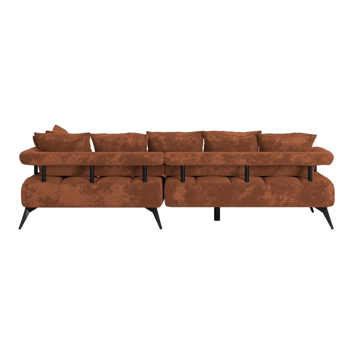 Coltar VANESSA NEW - ruginiu, Modern, textil (297/200cm) - Modern Living
