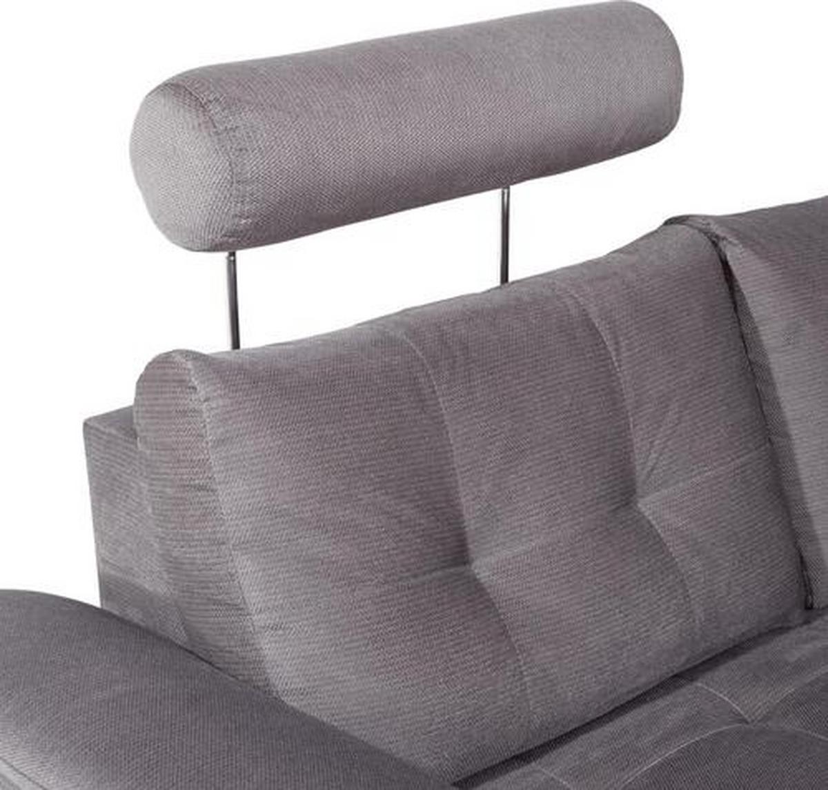 Sedežna Garnitura Falco, Temno Siva, Ležišče, Predal - temno siva/temno rjava, Konvencionalno, umetna masa/tekstil (251/183cm) - Mömax