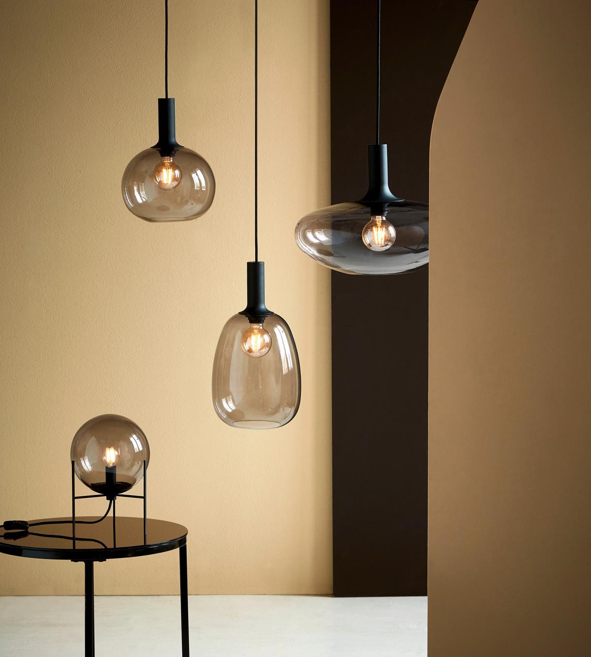 LAMPA WISZĄCA 47313047 - czarny, Basics, metal/szkło (25/325cm) - Nordlux