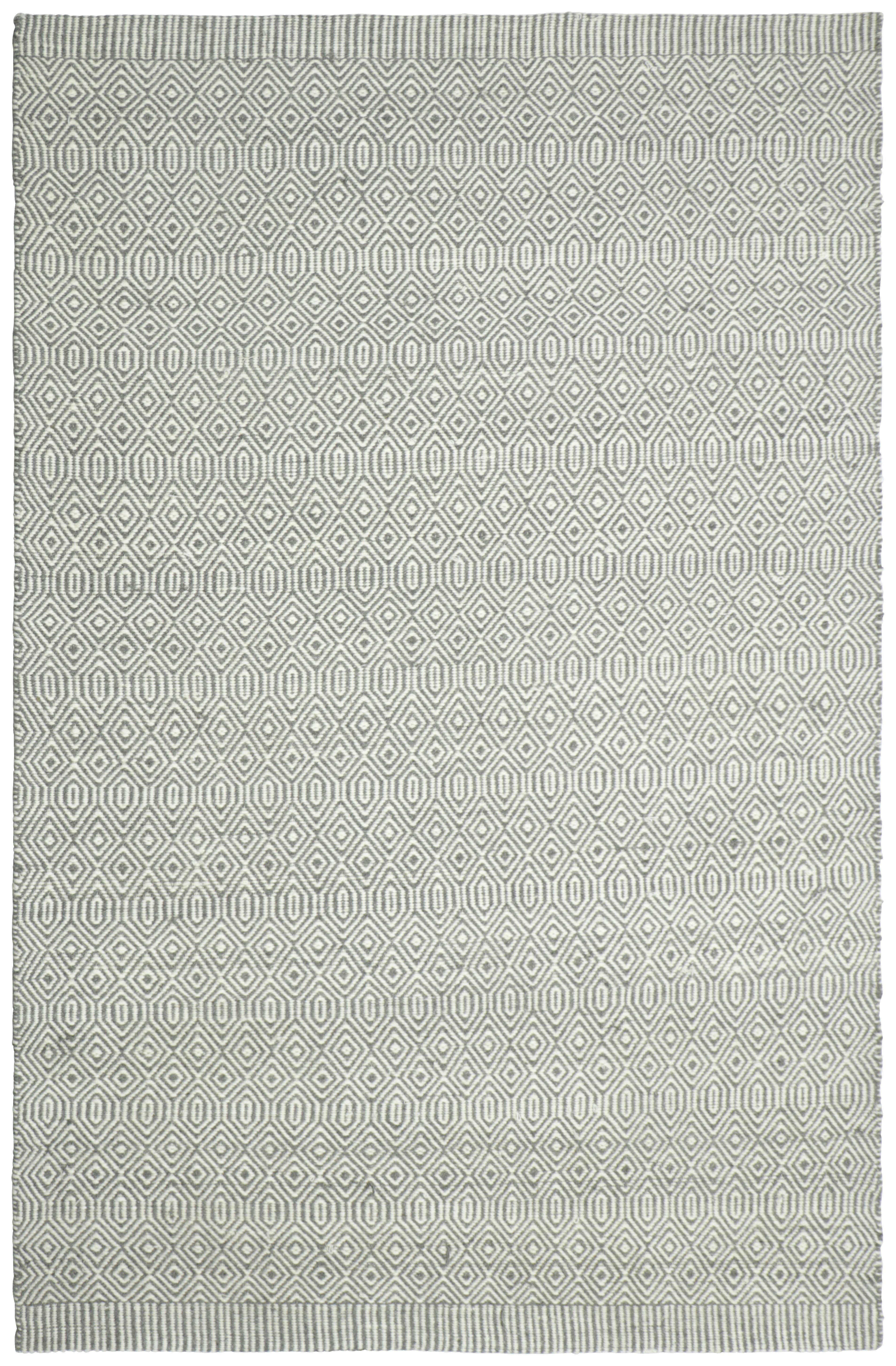 Wollteppich Kiana Grau ca. 190x290cm - Grau, Basics, Textil (190/290cm)