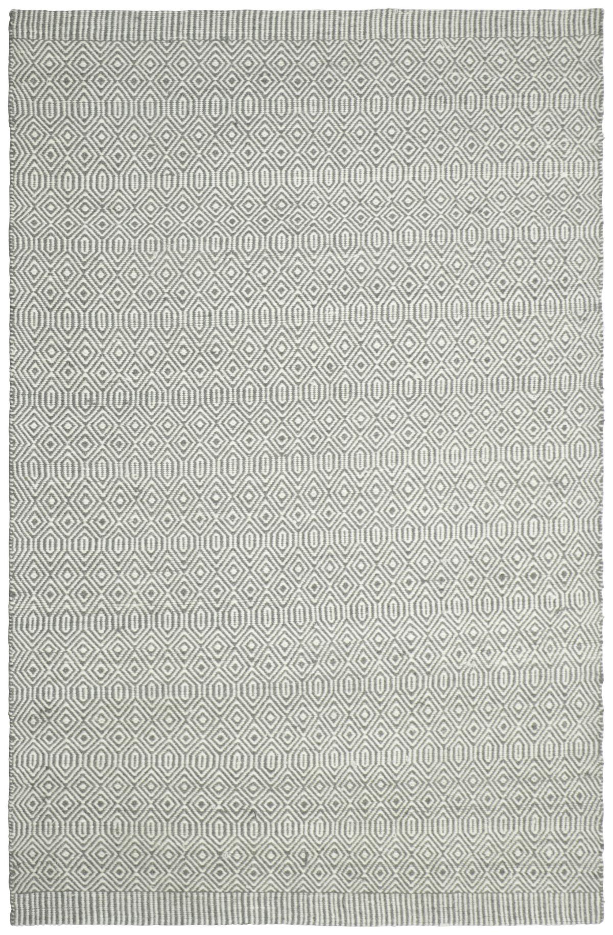Wollteppich Kiana Grau ca. 190x290cm - Grau, Basics, Textil (190/290cm)