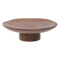Činija Dekorativna Nyero - tamnobraon, Osnovno, drvo (26/7,5cm)