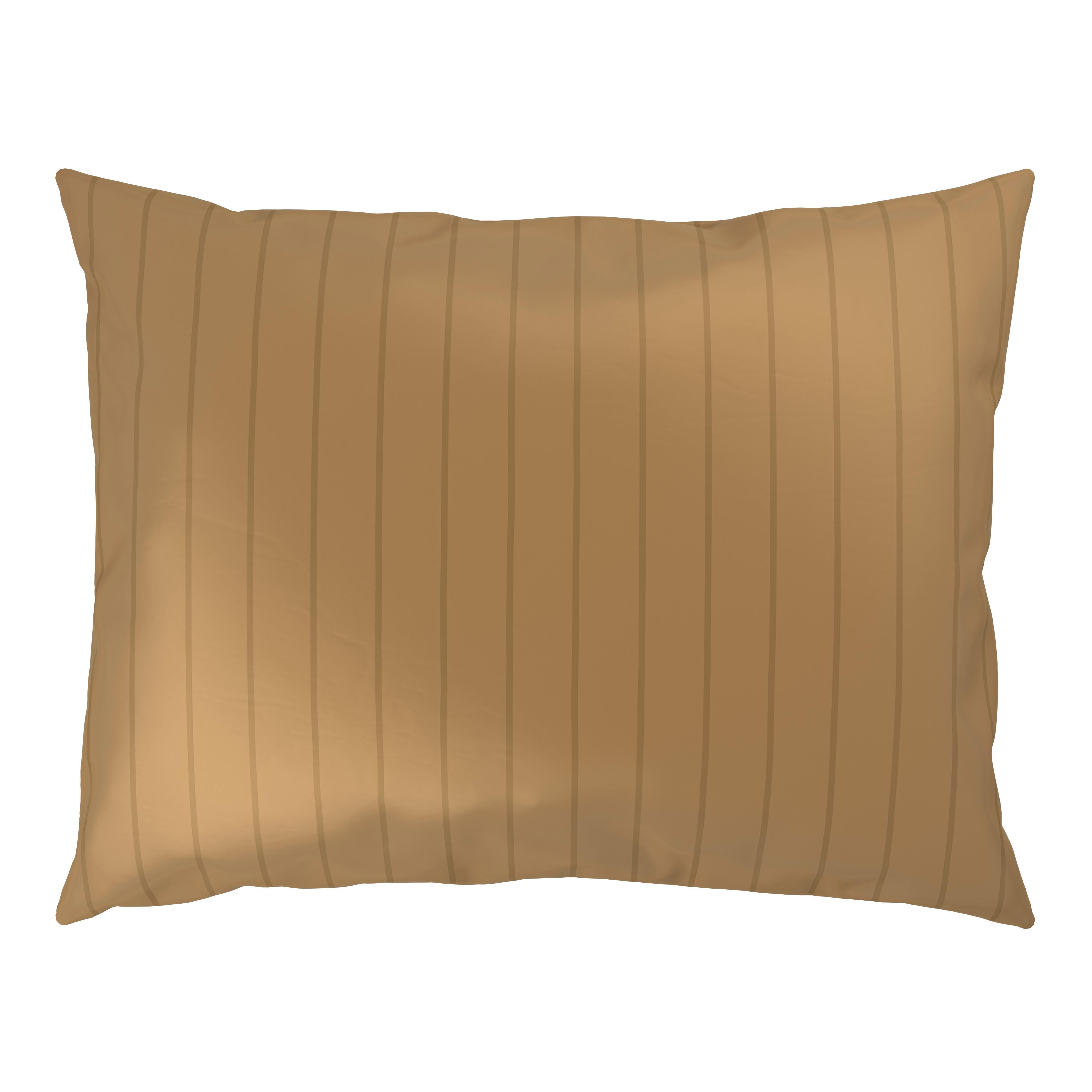 Posteljina Dobby Streif 200x140/60x80cm - zlatne boje, tekstil (200/140cm) - Mömax