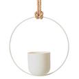 Pflanztopfhänger Pura Weiß 30x30 cm - Weiß, Kunststoff (30/30cm) Pflanztopfhänger Pura Weiß 30x30 cm - Weiß, Kunststoff (30/30cm)
