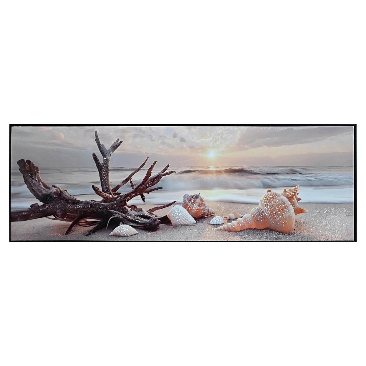 Tablou cu ramă Niall cca. 152x52 cm - multicolor/negru, Modern, plastic/lemn (152/52/4cm) - Mömax