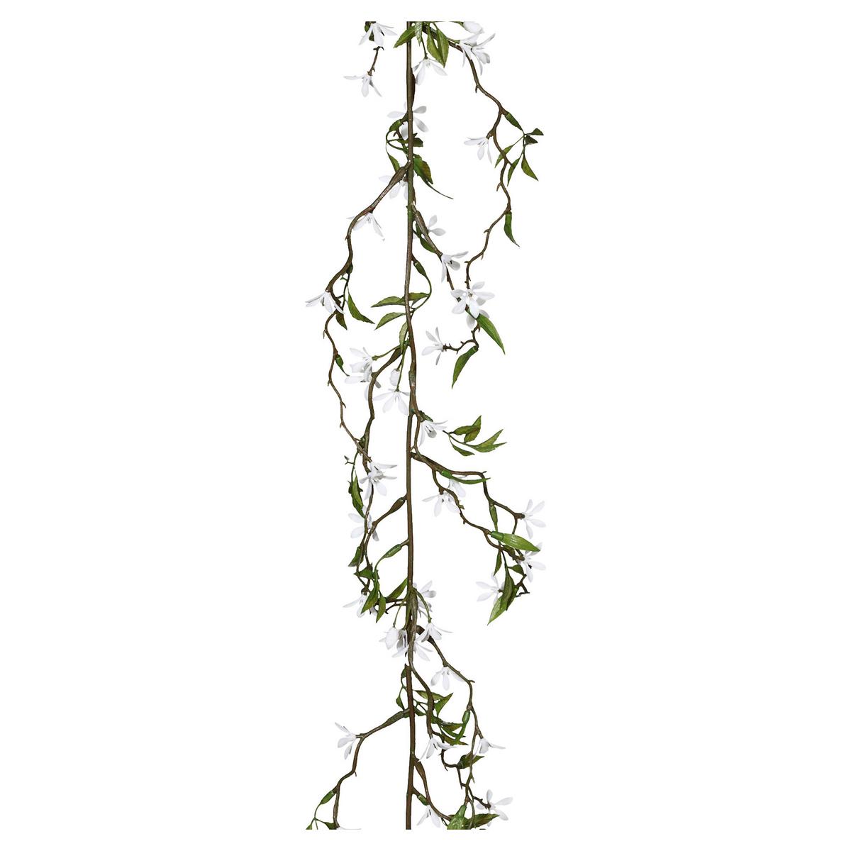 Műnövény Jasmin - barna/fehér, Konventionell, műanyag (180cm) - Mömax