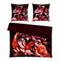 POŚCIEL DWUSTRONNA ROCHELLE - liliowy, tkanina (200/200cm) - Novel