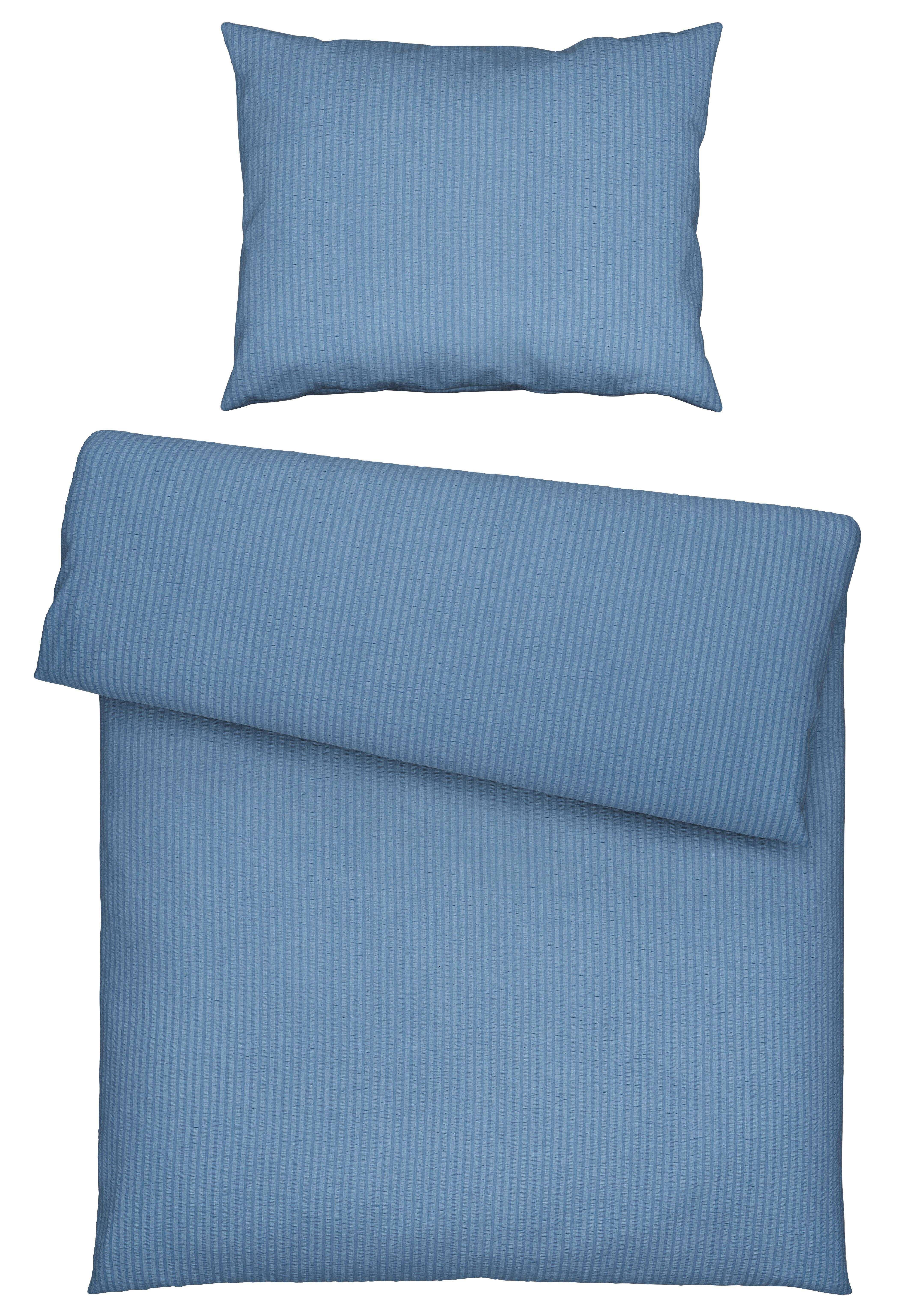 POŚCIEL BABS - niebieski, Modern, tkanina (140/200cm) - Modern Living