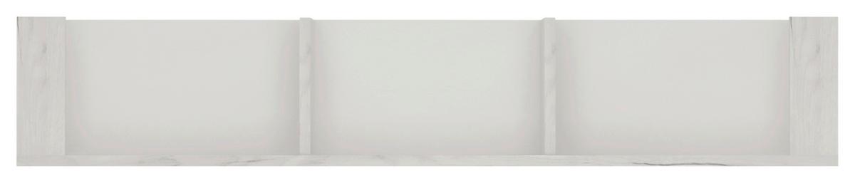 Zidna Polica Angel - boje hrasta, Moderno, drvni materijal (118,7/21,6/25cm)