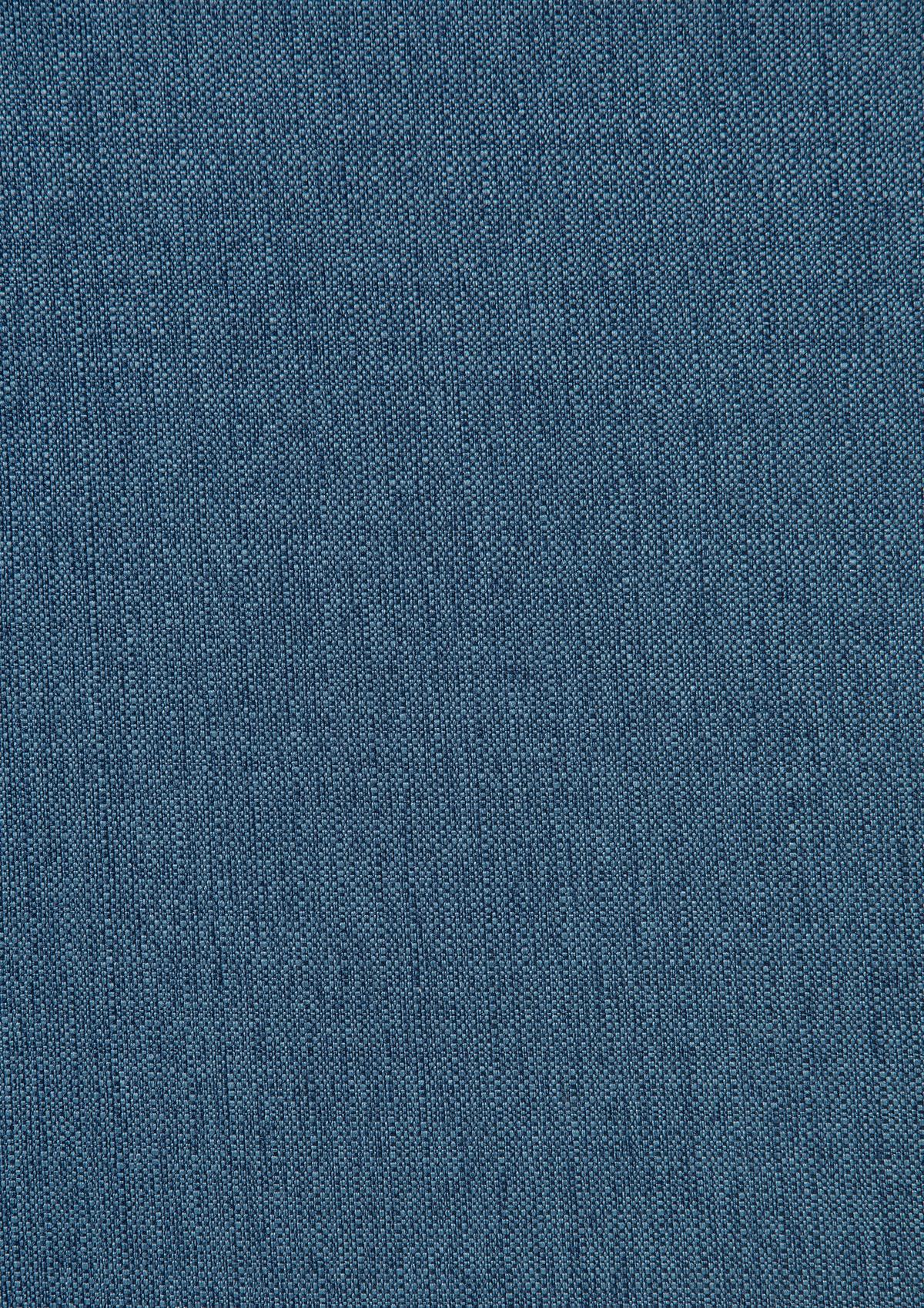 Polsterbett Fraser Blau ca. 140x200 cm - Blau/Alufarben, MODERN, Textil/Metall (140/200cm) - Livetastic