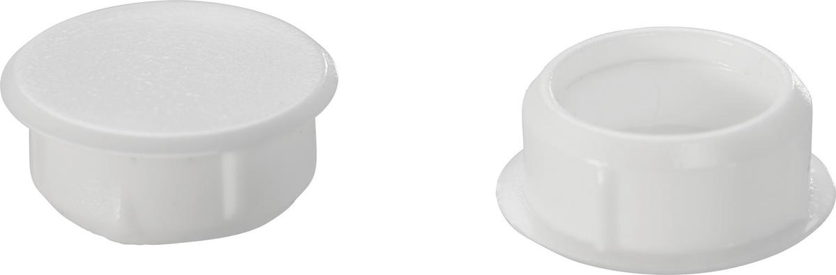 Vorhangschienenzubehör Amelie 1 in Weiss - Weiss, Kunststoff - Modern Living