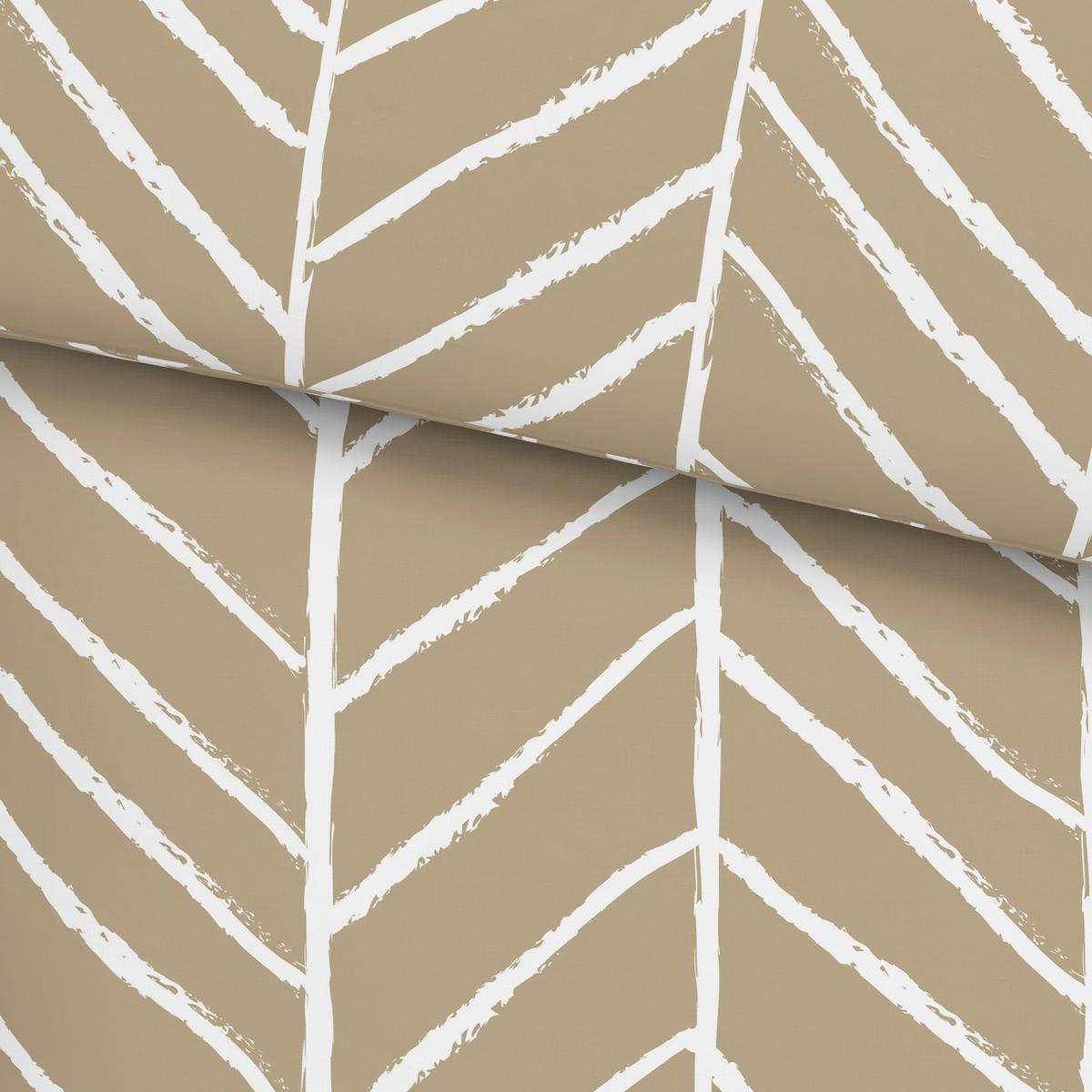 Posteljina Marble 140x200/60x80cm - bež, Konvencionalno, tekstil (140/200cm) - Modern Living