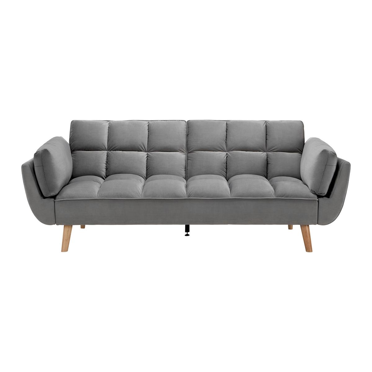 Kanapéágy Cora - szürke, Modern, textil/fa (214/92/81cm) - Bessagi Home